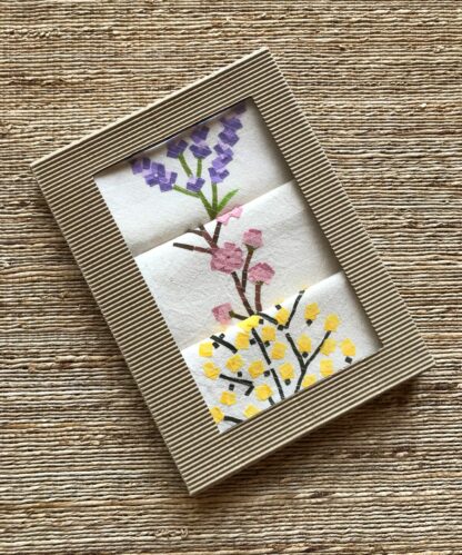 Calyz Delicate flowers Kitchen Towel Set of 3 - Image 4
